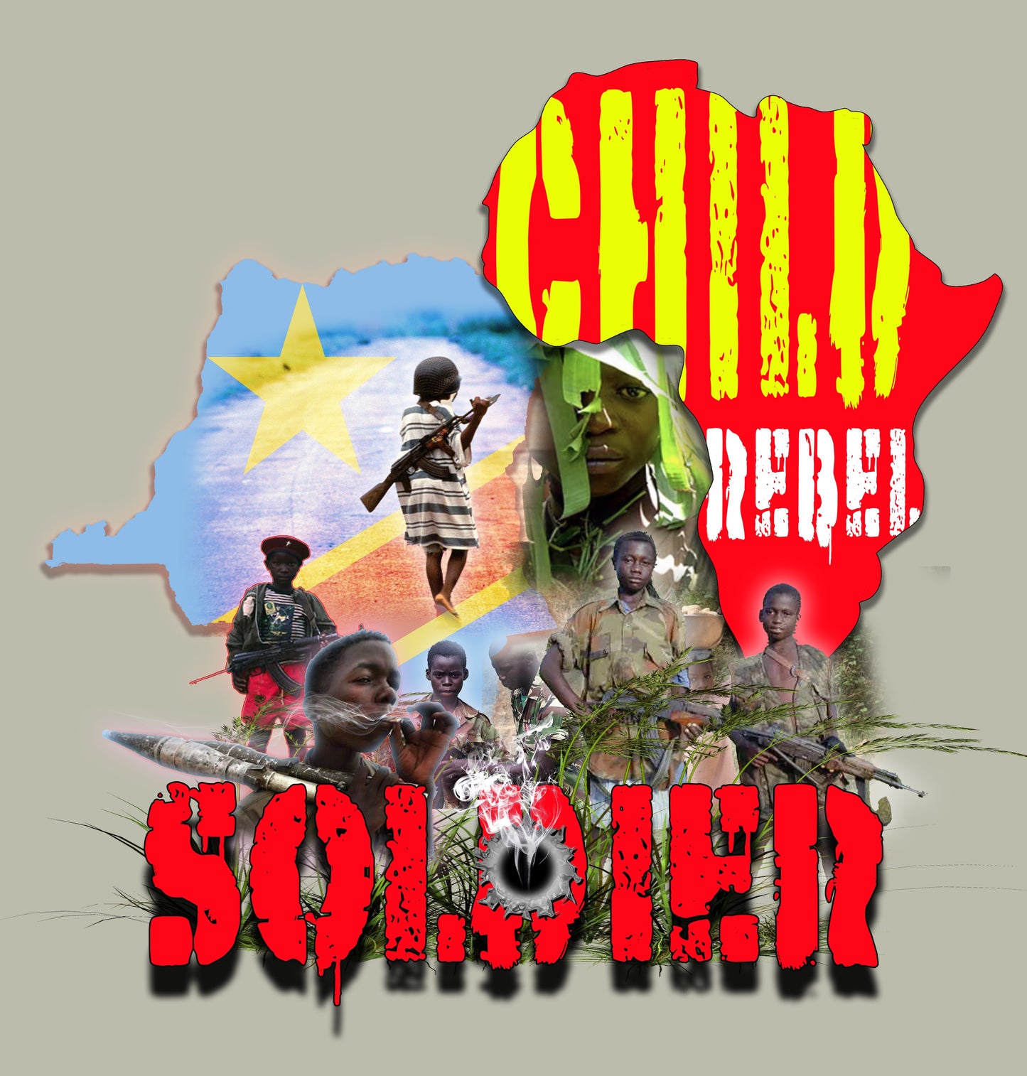 Child Rebel Soldier "Black"