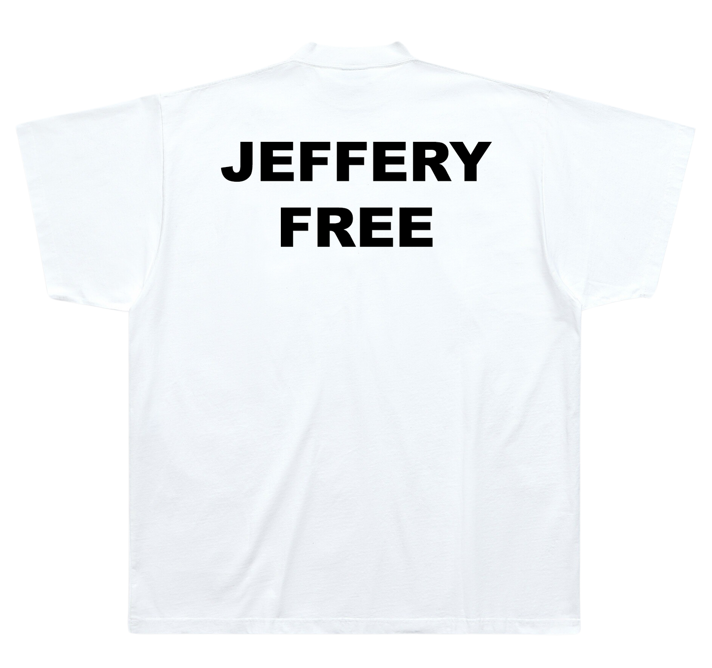 Yves"Slatt"Laurent T-Shirt "JEFFERY FREE" (White)