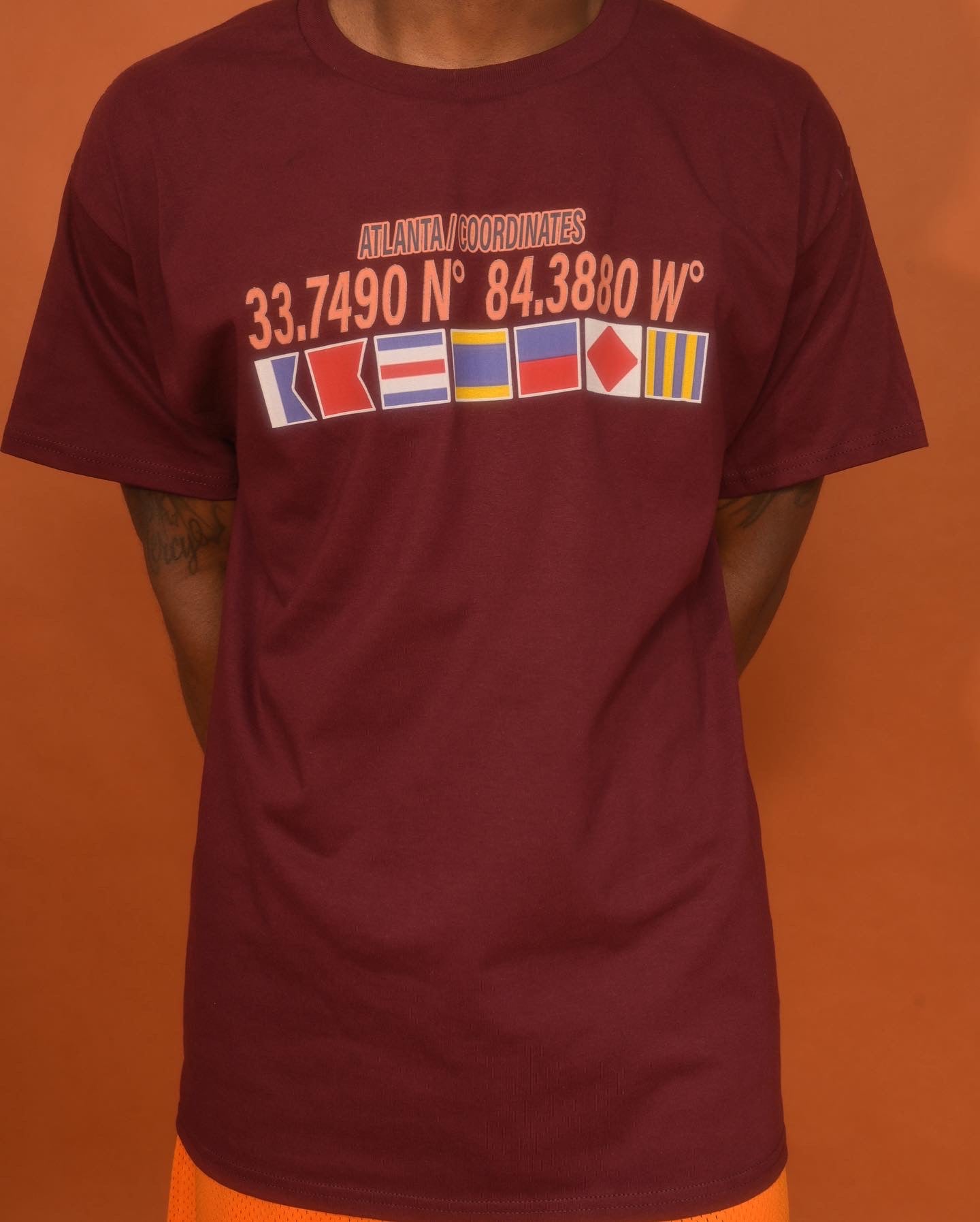 Yacht Club "Burgundy" Tee