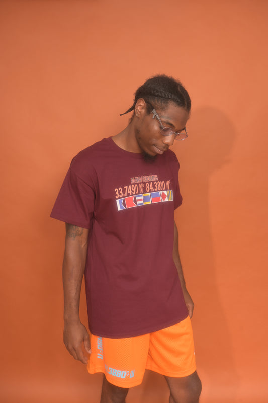 Yacht Club "Burgundy" Tee